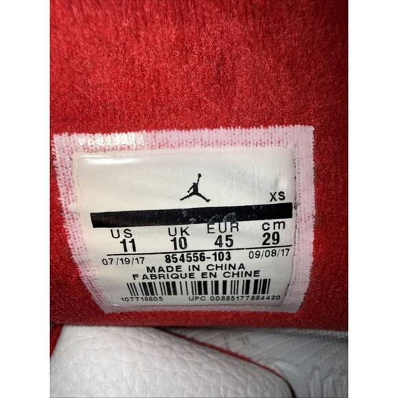 Nike Air Jordan Hydro Slide Sandals White Red Adjustable Comfort Slides Men 11 main image 4